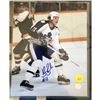 Image 2 : Bruce Boudreau Maple Leafs signed 8x10 & Gordie Howe Framed Cards & Pin