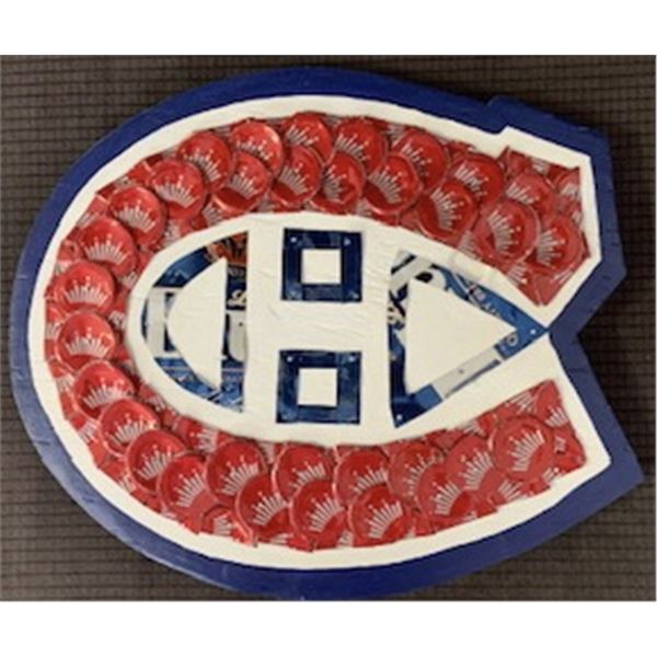 Montreal Canadiens Logo Bottlecap Art