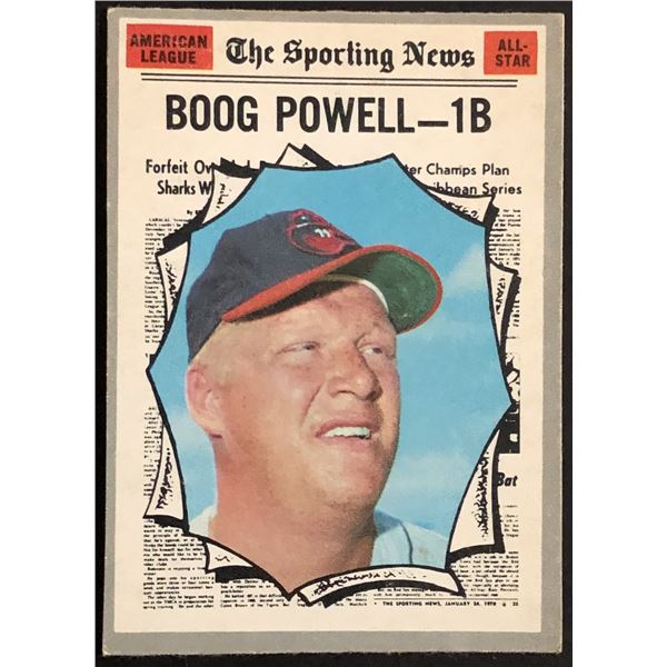1970 O-PEE-CHEE BOOG POWELL AS