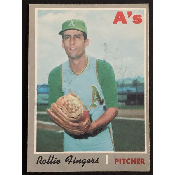 1970 O-PEE-CHEE ROLLIE FINGERS (HOF) ROOKIE CARD