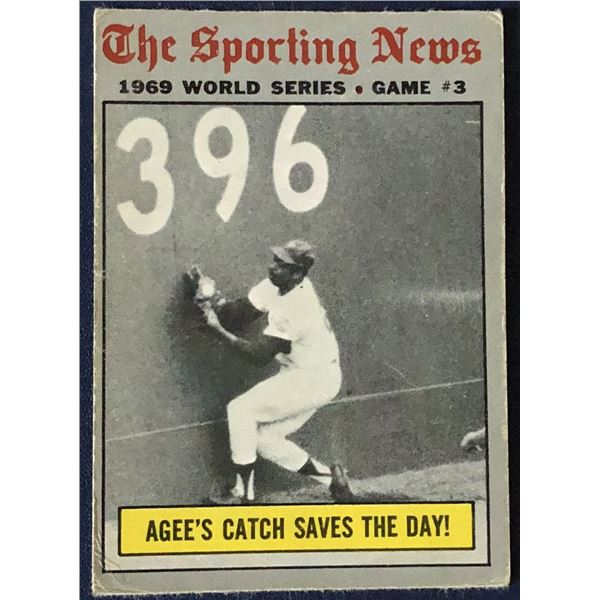 1970 O-PEE-CHEE WORLD SERIES GAME #3