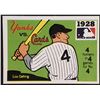 Image 1 : 1971 FLEER WORLD SERIES BLACK BACK LOU GEHRIG (HOF)