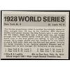 Image 2 : 1971 FLEER WORLD SERIES BLACK BACK LOU GEHRIG (HOF)