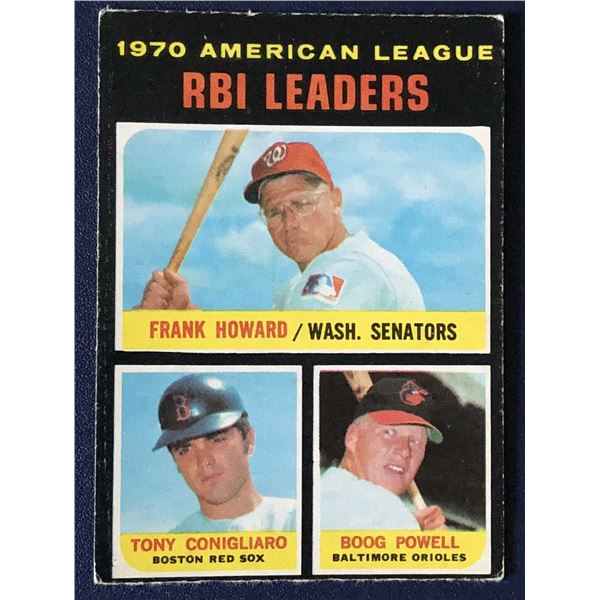 1971 O-PEE-CHEE FRANK HOWARD (HOF) LL