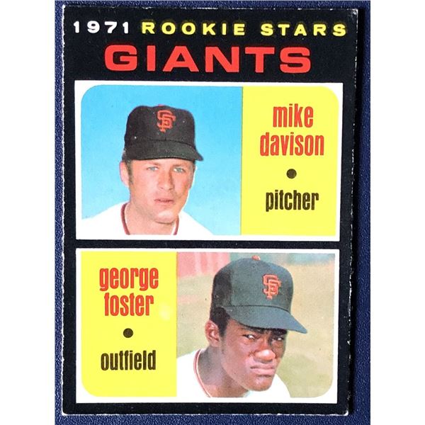 1971 O-PEE-CHEE George Foster rookie card