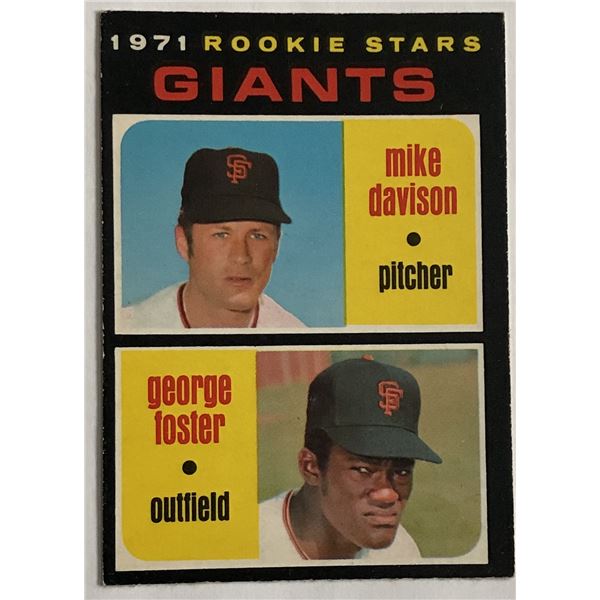 1971 O-PEE-CHEE GEORGE FOSTER ROOKIE CARD