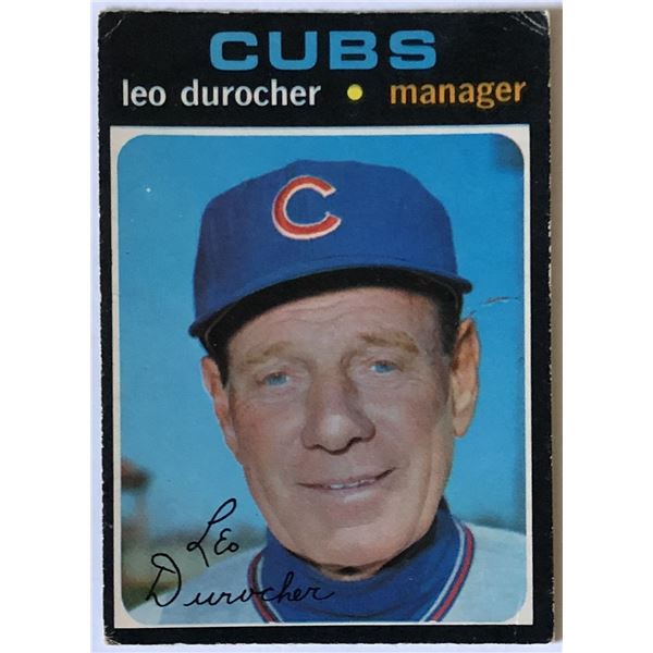 1971 O-PEE-CHEE LEO DUROCHER (HOF)