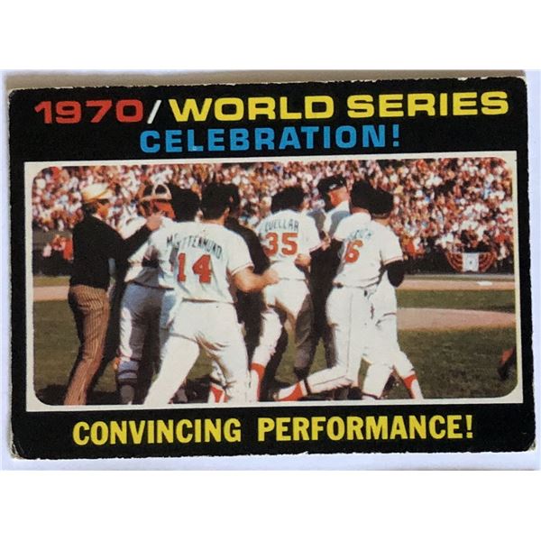 1971 O-PEE-CHEE WORLD SERIES CHAMPS