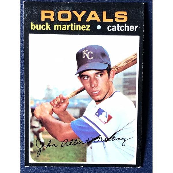 1971 TOPPS Buck Martinez rookie card