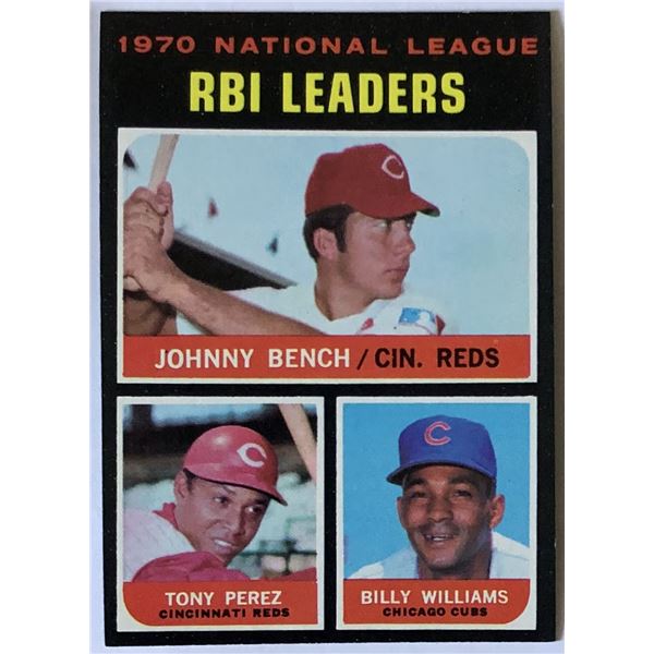 1971 TOPPS JOHNNY BENCH (HOF) LL