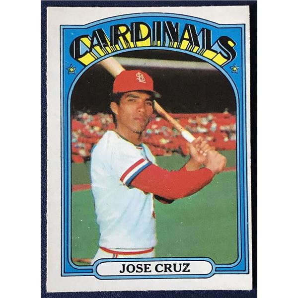 1972 O-PEE-CHEE JOSE CRUZ ROOKIE CARD