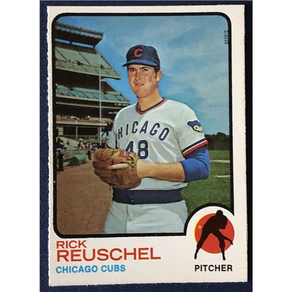 1973 O-PEE-CHEE RICK REUSCHEL ROOKIE CARD
