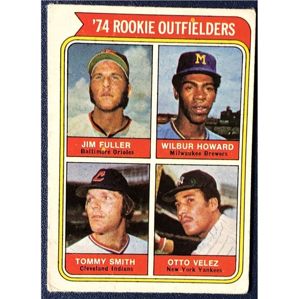 1974 O-PEE-CHEE OTTO VELEZ ROOKIE CARD