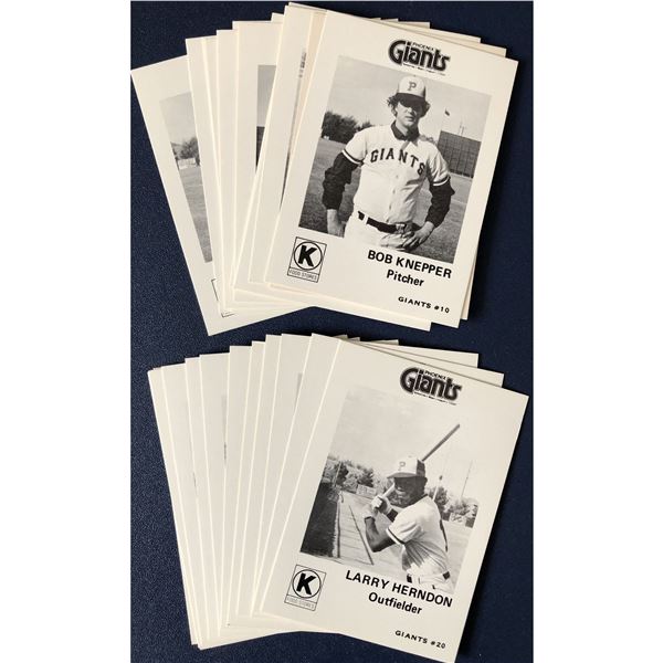 1975 CIRCLE K PHOENIX GIANTS TEAM SET