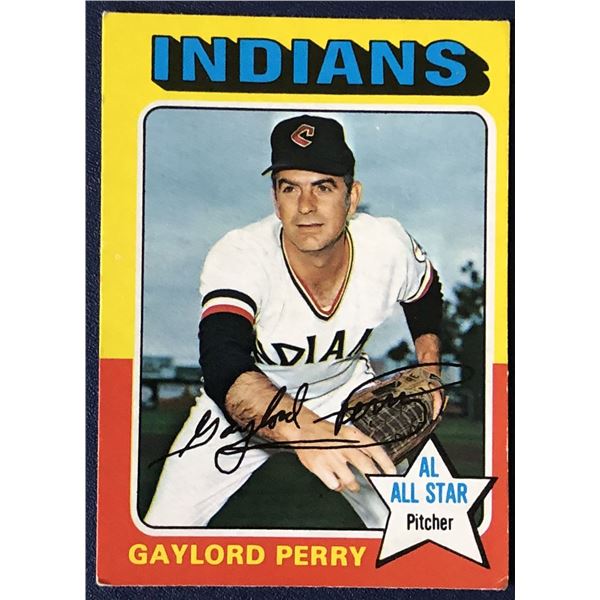 1975 O-PEE-CHEE GAYLORD PERRY (HOF)