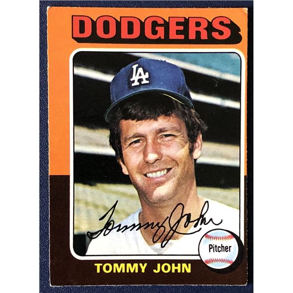 1975 O-PEE-CHEE TOMMY JOHN (HOF)