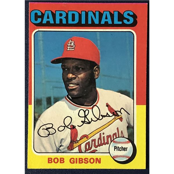 1975 TOPPS BOB GIBSON (HOF)