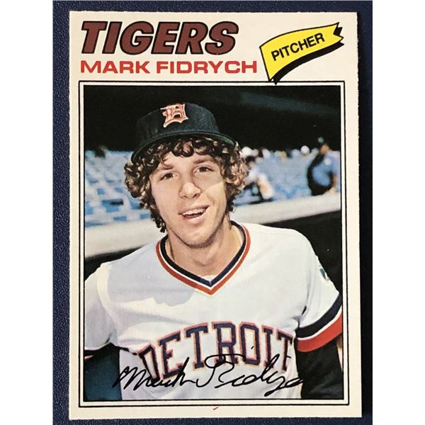 1977 O-PEE-CHEE MARK FIDRYCH ROOKIE CARD