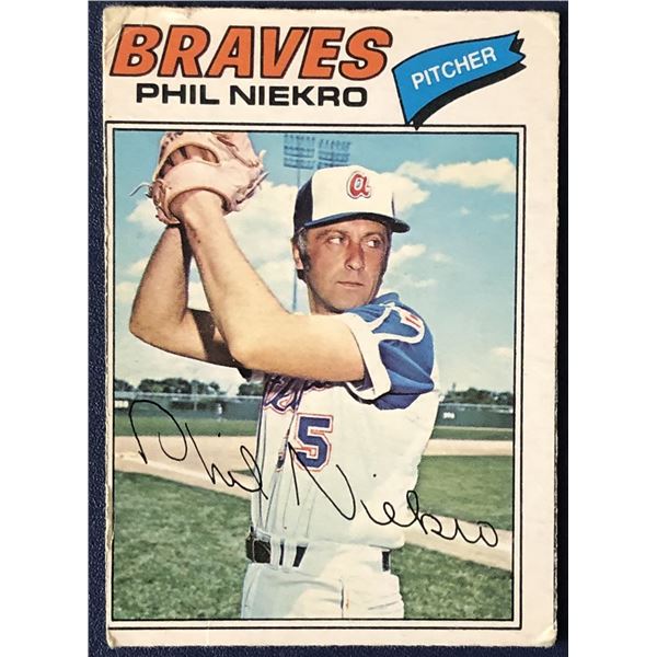 1977 O-PEE-CHEE PHIL NIEKRO (HOF)