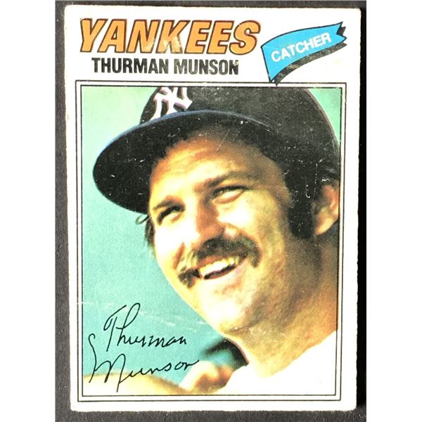 1977 O-PEE-CHEE THURMAN MUNSON