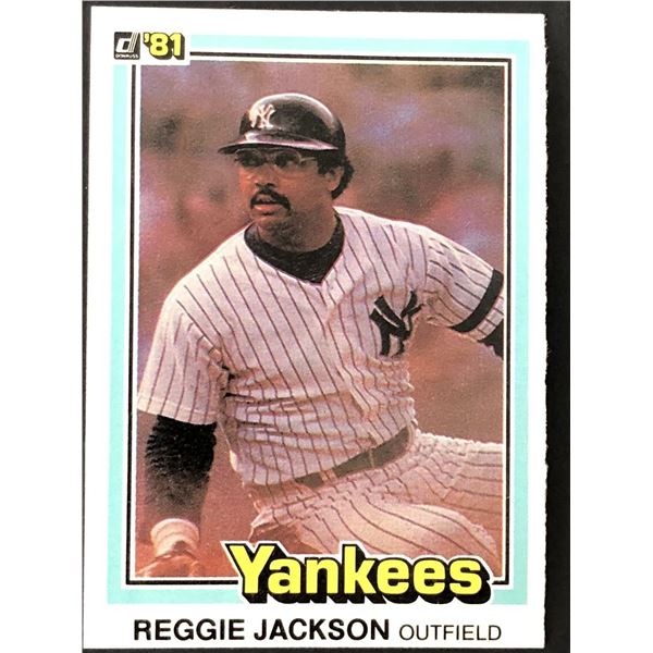 1981 DONRUSS REGGIE JACKSON (HOF)