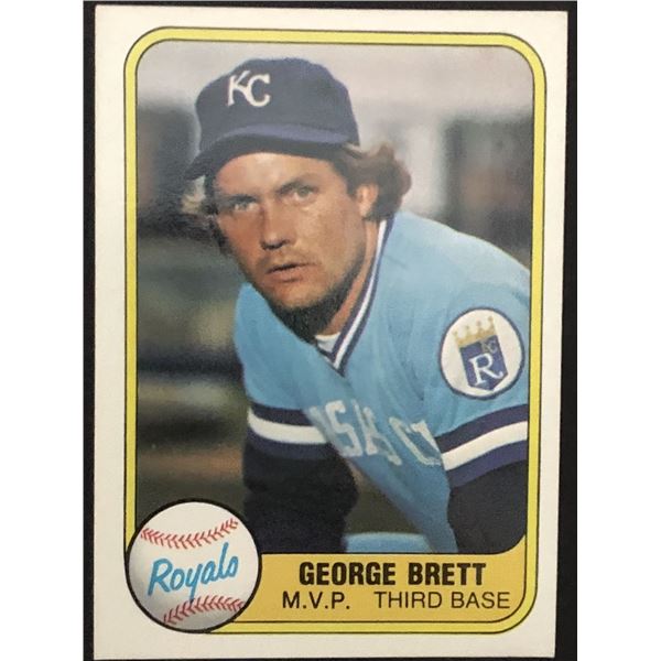 1981 FLEER GEORGE BRETT (HOF)