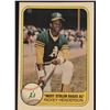 Image 1 : 1981 FLEER RICKEY HENDERSON (HOF) ROOKIE CARD