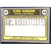 Image 2 : 1981 FLEER  KIRK GIBSON ROOKIE CARD