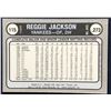 Image 2 : 1981 FLEER REGGIE JACKSON (HOF)