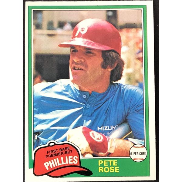 1981 O-PEE-CHEE PETE ROSE