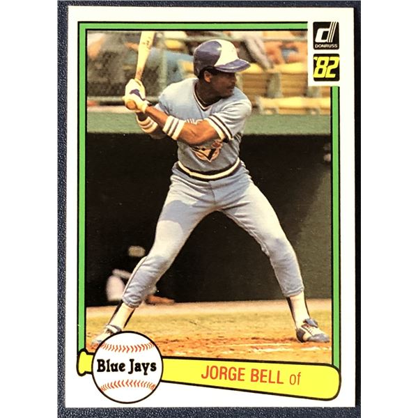 1982 DONRUSS GEORGE BELL ROOKIE CARD