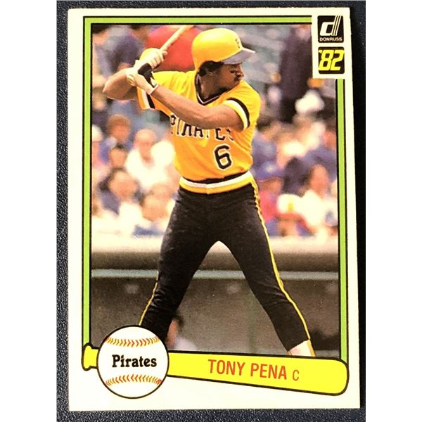 1982 DONRUSS TONY PENA ROOKIE CARD