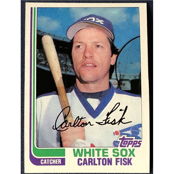 1982 TOPPS CARLTON FISK (HOF)
