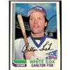 Image 1 : 1982 TOPPS CARLTON FISK (HOF)