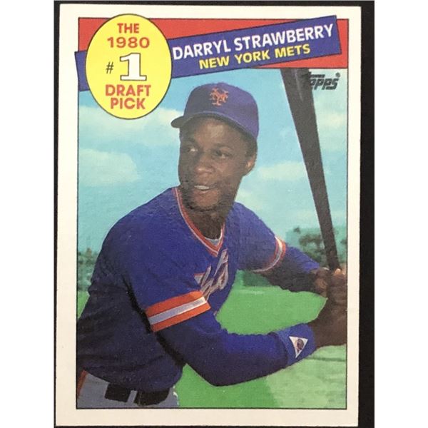 1985 TOPPS DARRYL STRAWBERRY SP