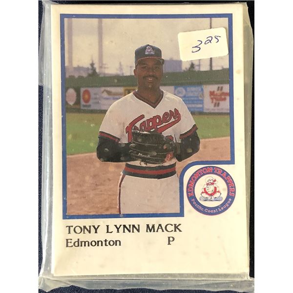 1986 EDMONTON TRAPPERS TEAM SET