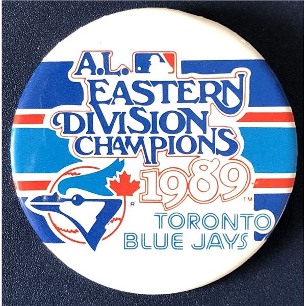 1989 A.L. EAST CHAMPS TORONTO BLUE JAYS PIN
