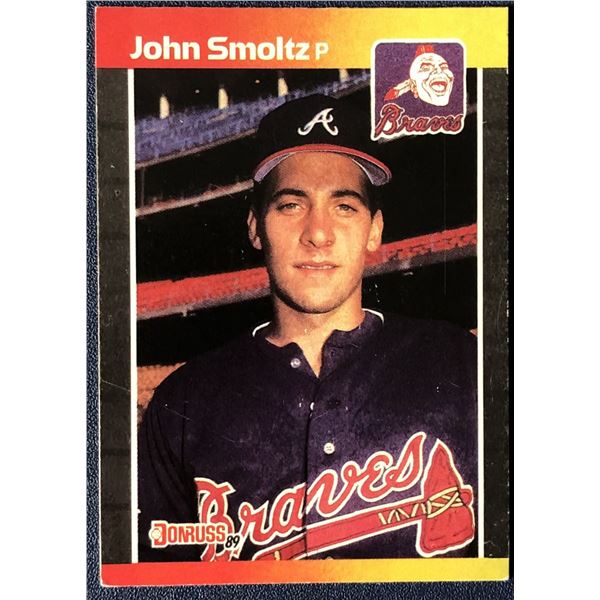 1989 DONRUSS JOHN SMOLTZ (HOF) ROOKIE CARD