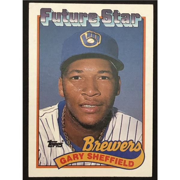 1989 TOPPS GARY SHEFFIELD ROOKIE CARD