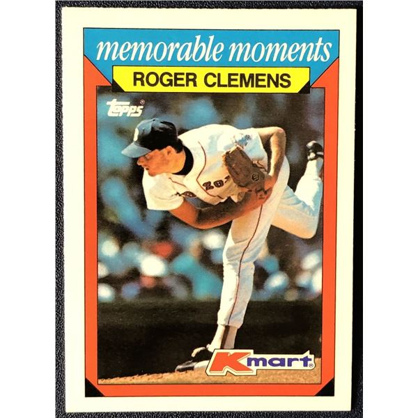 1989 TOPPS K-MART ROGER CLEMENS