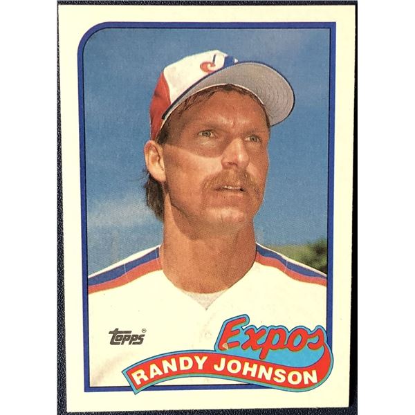1989 TOPPS RANDY JOHNSON (HOF) ROOKIE CARD