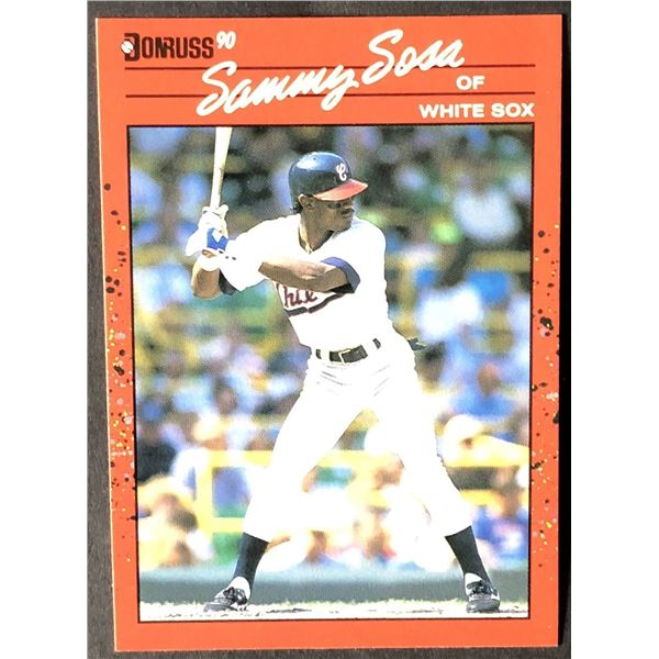 1990 DONRUSS SAMMY SOSA ROOKIE CARD