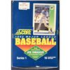 Image 1 : 1990 SCORE BASEBALL WAX BOX