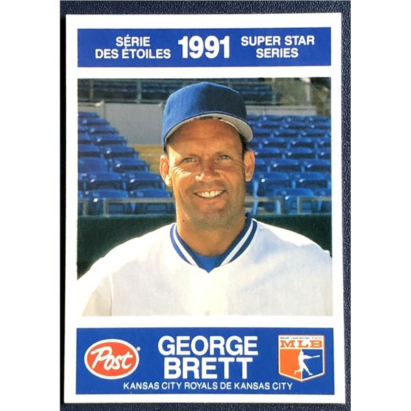 1991 POST CEREAL GEORGE BRETT (HOF)