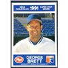 Image 1 : 1991 POST CEREAL GEORGE BRETT (HOF)