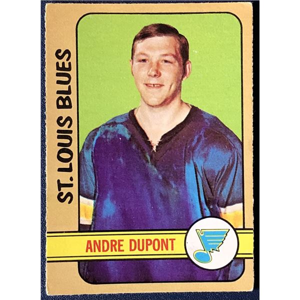 1972-73 O-PEE-CHEE ANDRE 'MOOSE' DUPONT ROOKIE CARD