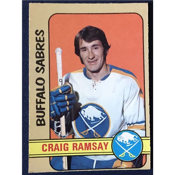 1972-73 O-PEE-CHEE CRAIG RAMSAY ROOKIE CARD