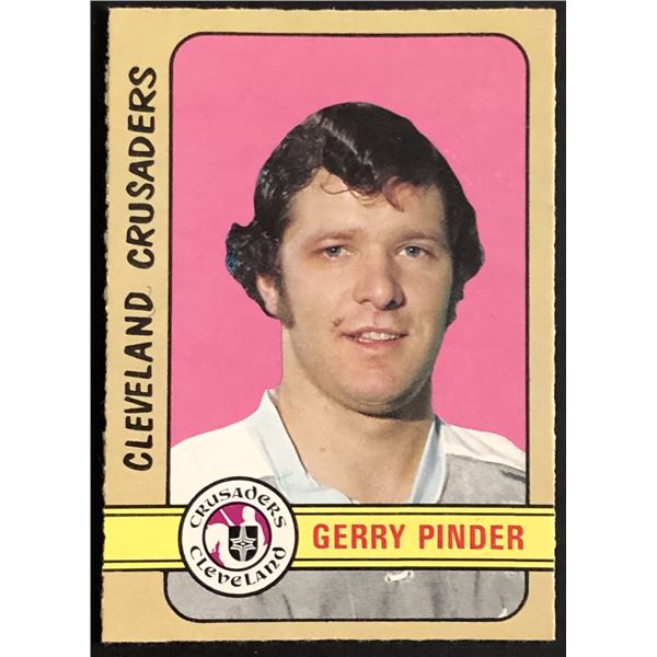 1972-73 O-PEE-CHEE GERRY PINDER ROOKIE CARD