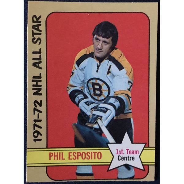 1972-73 O-PEE-CHEE PHIL ESPOSITO (HOF) AS