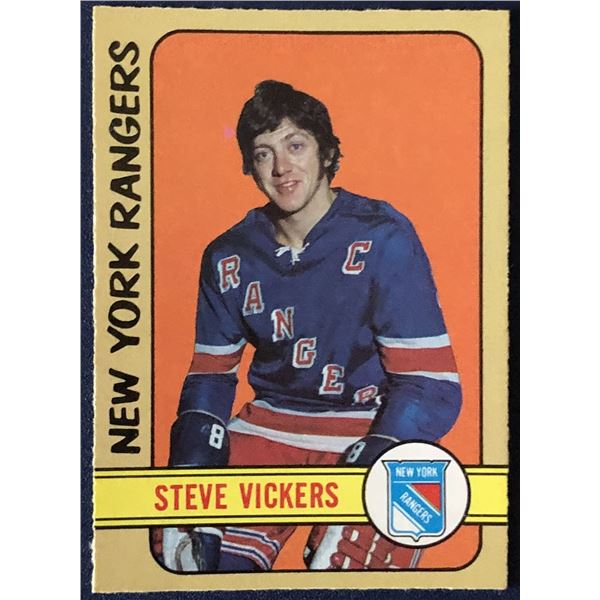 1972-73 O-PEE-CHEE STEVE VICKERS ROOKIE CARD